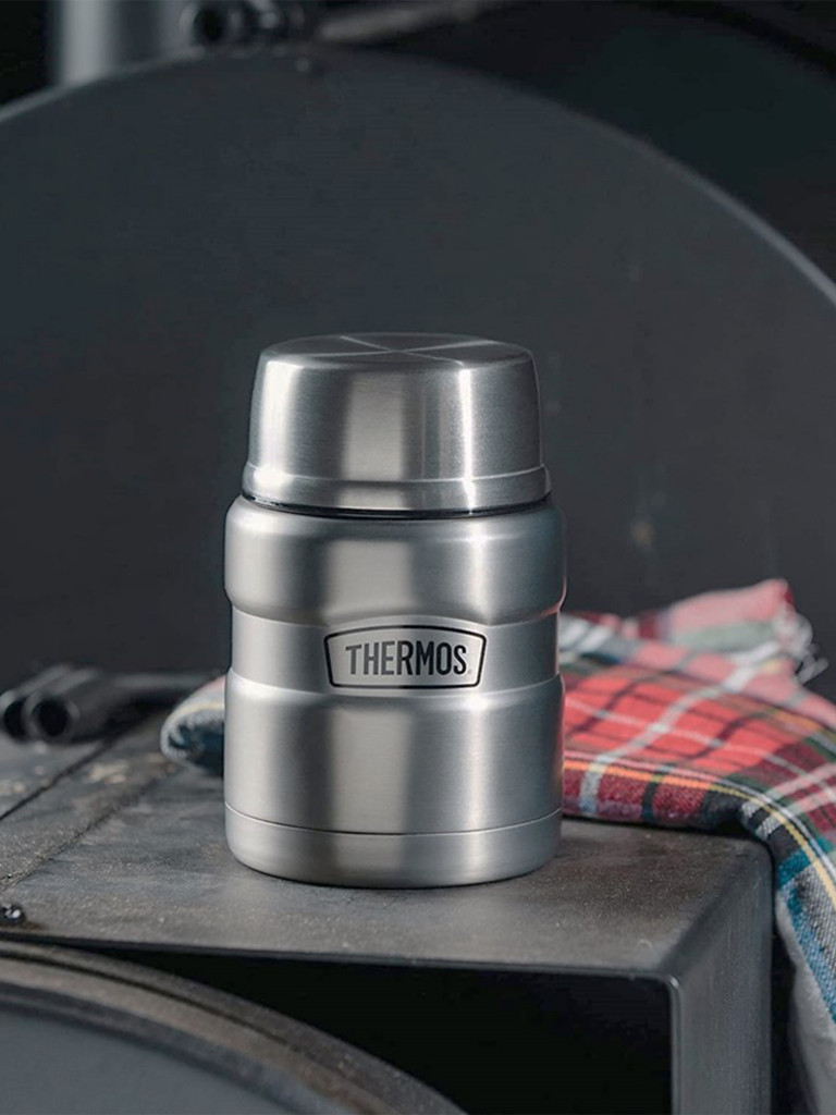 Термос для еды 470 мл THERMOS KING-3000 стальной цвет