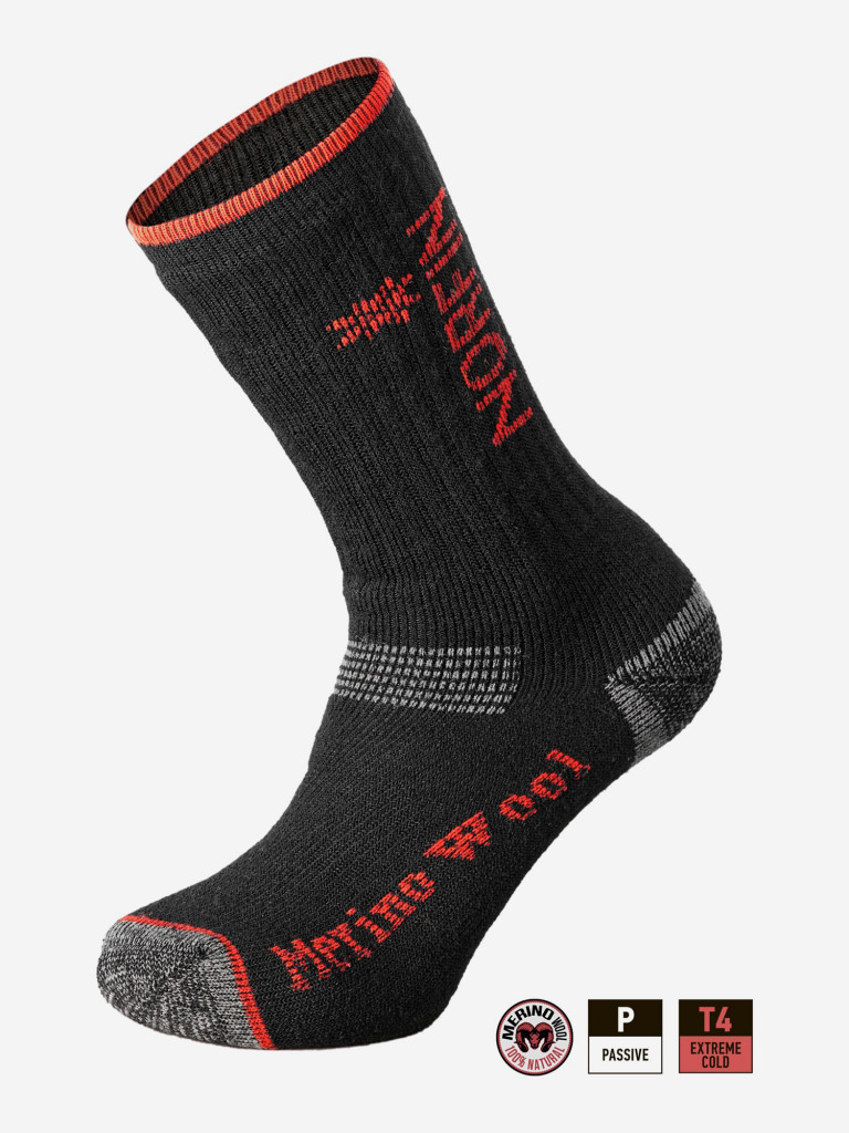 Термоноски Norfin T4P ARCTIC MERINO EXTREME CREW для рыбалки и охоты