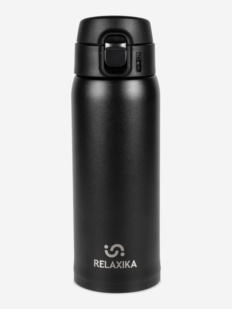 Термокружка Relaxika 701, 480 мл, черная