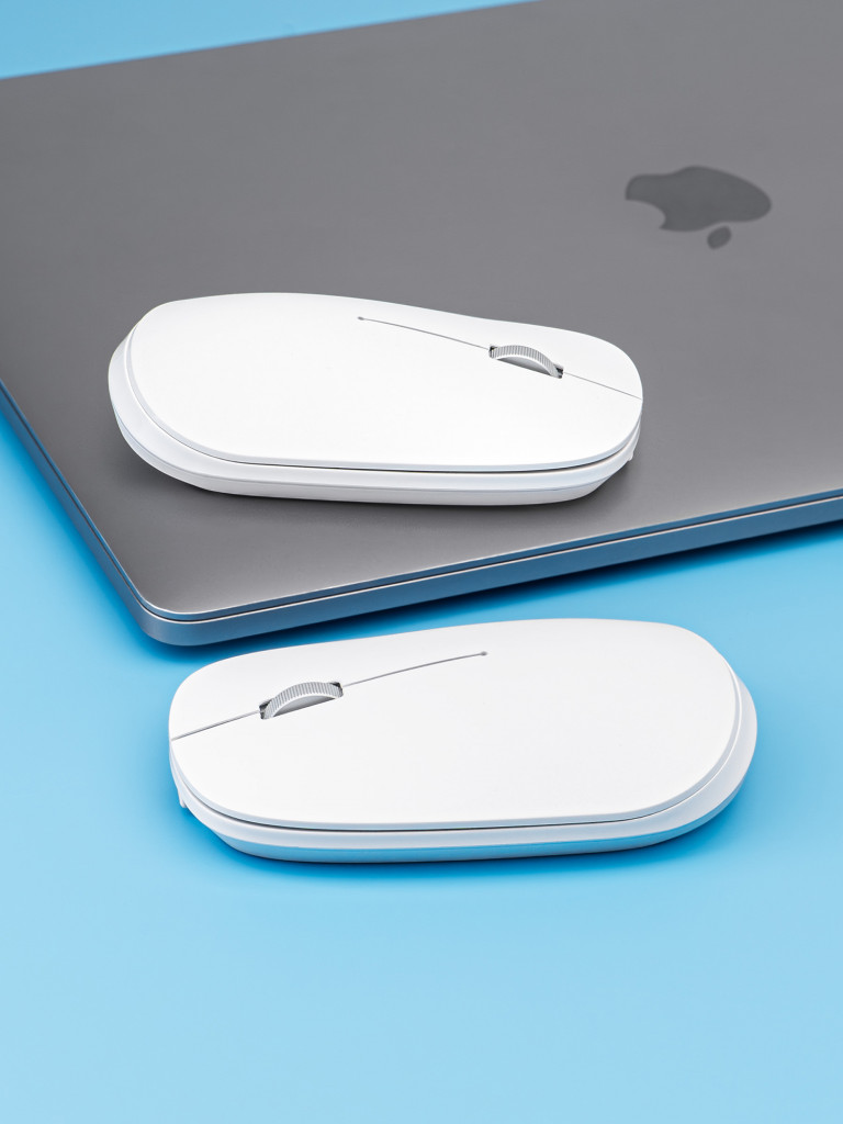Мышь беспроводная Deppa Silent Mouse 2.4G / Bluetooth 5.1, 500 мА-ч, DPI