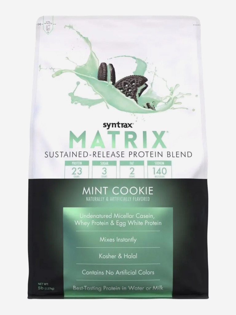 Протеин Syntrax Matrix, 2270 г, Ментоловое печенье