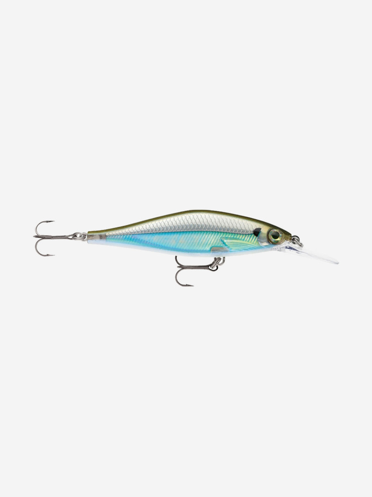 Воблер для рыбалки RAPALA Shadow Rap Shad 09, 9см, 12гр, цвет MBS, медленно всплывающий