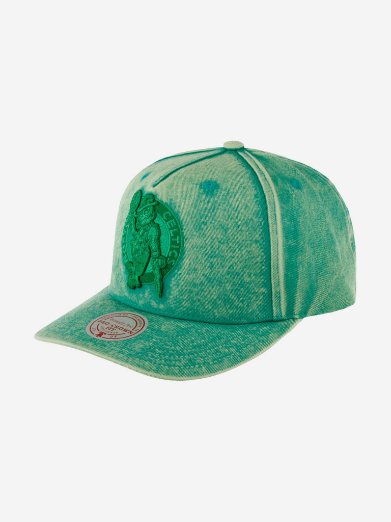 Бейсболка MITCHELL NESS HHSS7677-BCEYYPPPGREN Boston Celtics NBA (зеленый)