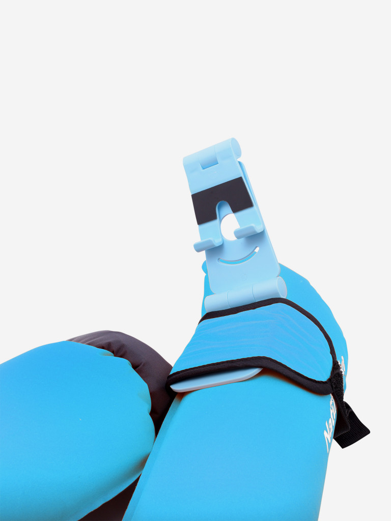 Подушка удлиненная U-образная надувная 20ZT Naturehike NH20ZT004 Голубая