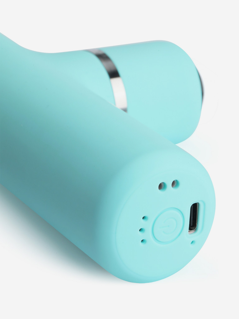 Перкуссионный массажер FitTop Super Mini V, бирюзовый