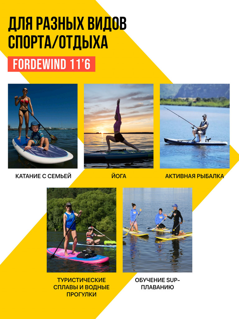 Сапборд TERRO - FORDEWIND 11'6