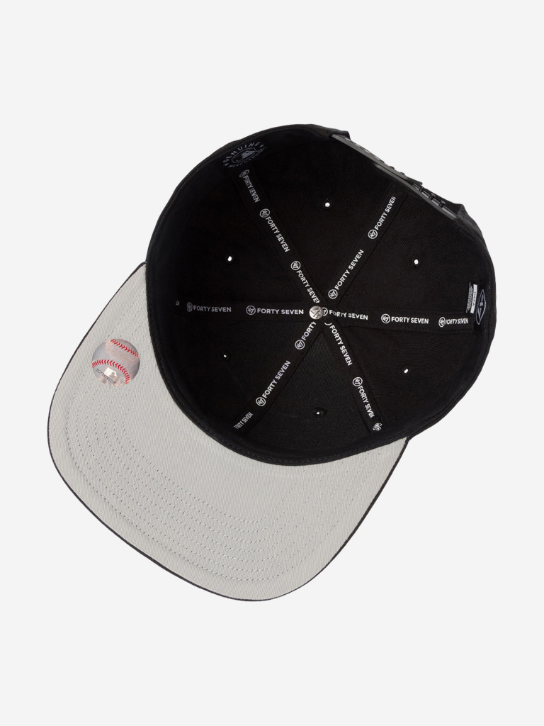 Бейсболка с прямым козырьком 47 BRAND B-NSHOT17WBP-BK New York Yankees MLB