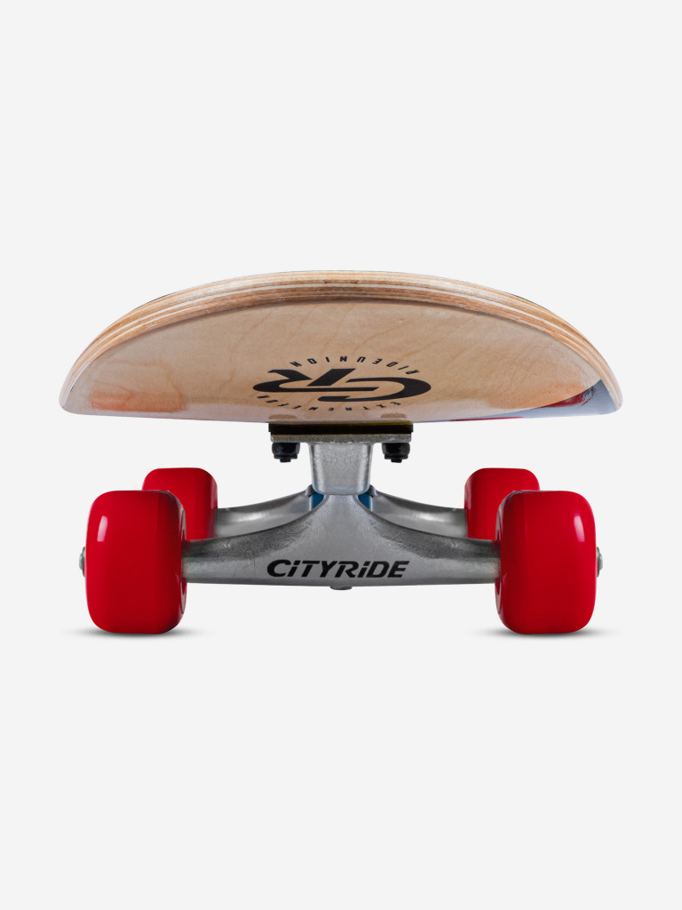 Скейтборд CITYRIDE, дека клен 9 слоев, размер 31"*8", колеса: 54*36мм, PU, ABEC-7, JB4200184