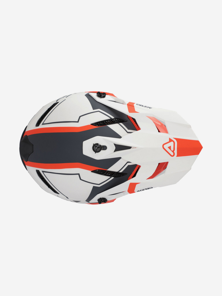 Мотошлем кроссовый взрослый Acerbis PROFILE 5 22-06 White/Orange