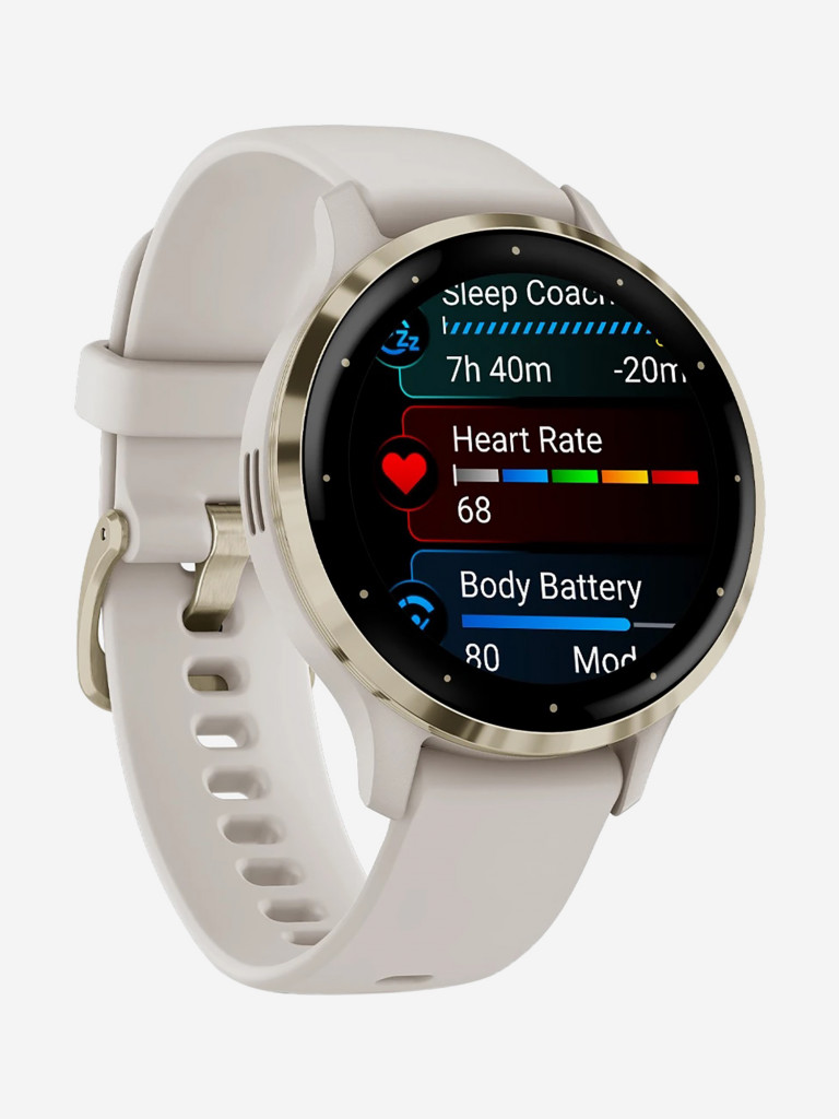 Спортивные часы Garmin Venu 3S Ivory Soft Gold
