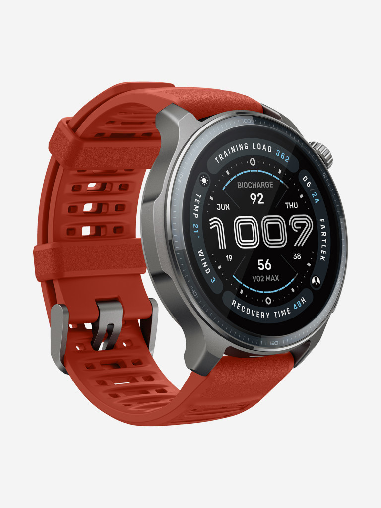 Умные часы Amazfit Balance 2 (+красный ремешок в комплекте)