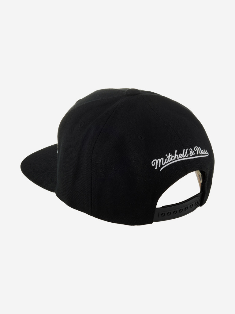 Бейсболка с прямым козырьком MITCHELL NESS HHSS5471-HROYYPPPBLCK Houston Rockets NBA (черный)