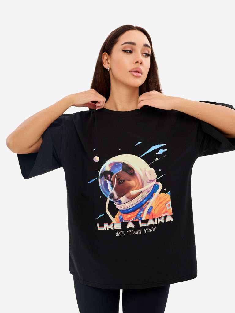 Футболка женская Bona Fide OVERSIZE T-shirt "Laika"