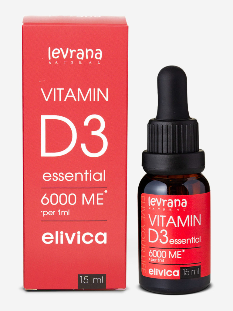 Витамин Д3 elivica 600МЕ «D3 essential 600ME», 15 мл, капли