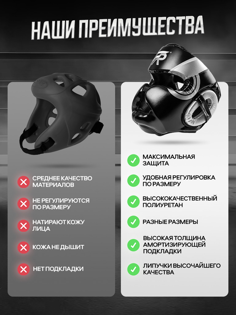 Шлем для бокса и единоборств FRISKY ATHLET