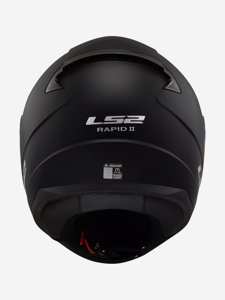 Мотошлем LS2 FF353 RAPID II SOLID (черный матовый, Matt Black)