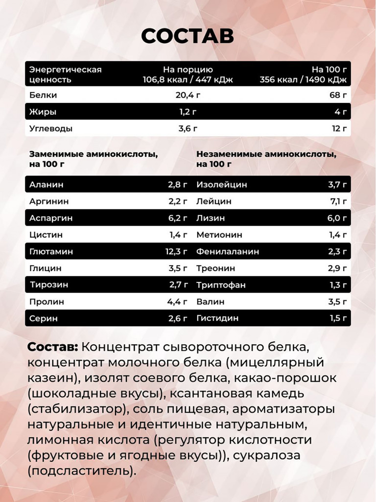 Комплексный протеин STEELPOWER 3X-PROTEIN COMPLEX, пакет 900 гр, Шоколад