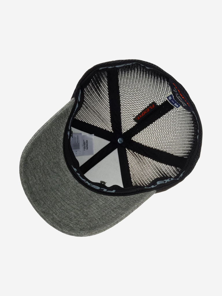 Бейсболка с сеточкой FLEXFIT 6511M (серый)