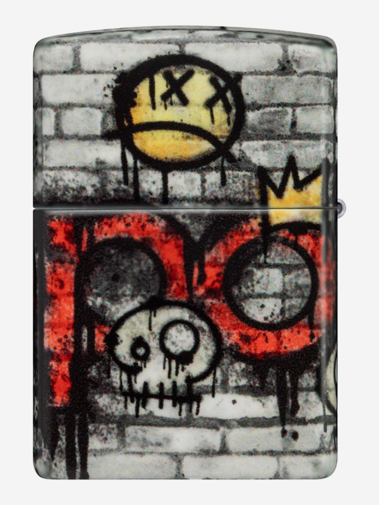 Зажигалка бензиновая ветроустойчивая Zippo Graffiti King 540 Matte