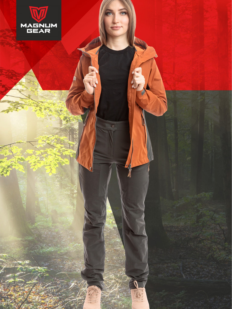 Костюм для рыбалки женский MAGNUM GEAR MONTANA терракот