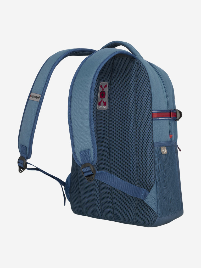 Рюкзак WENGER NEXT Ryde 16", синий/деним, переработанный ПЭТ/Полиэстер, 32х21х47 см, 26 л.