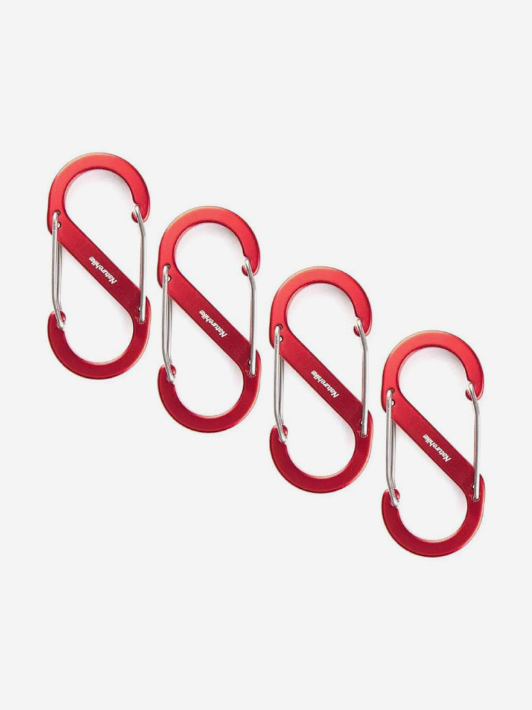Карабин Naturehike S-Type Red S 4шт NH20GS004