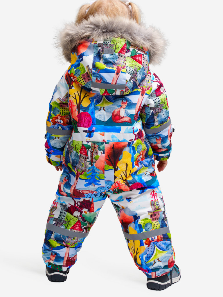 Комбинезон зимний для девочек PlayToday