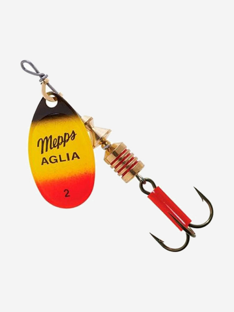 Блесна для рыбалки вертушка Mepps AGLIA FLUO, 2, Furia, комплект из 5 штук