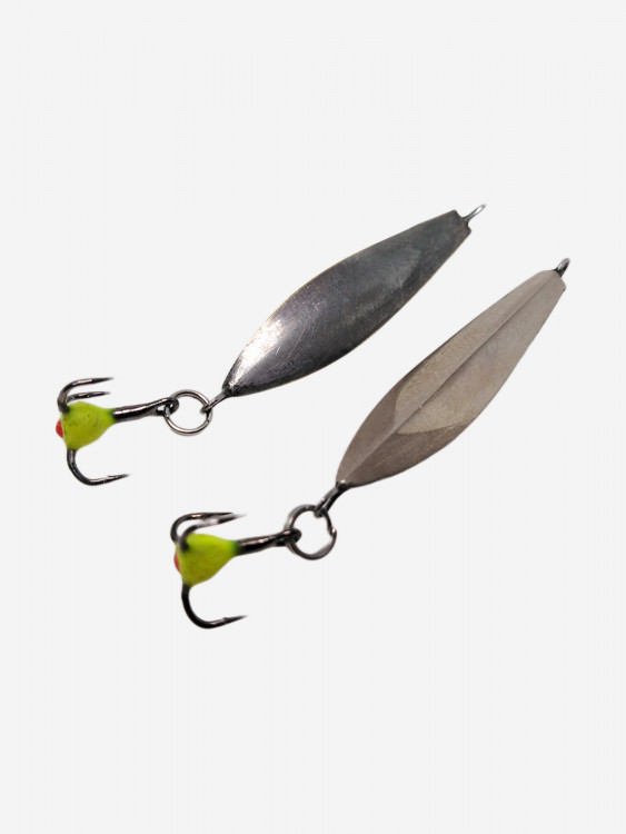 Зимняя блесна Маралистик120 37мм подвес нейзильбер