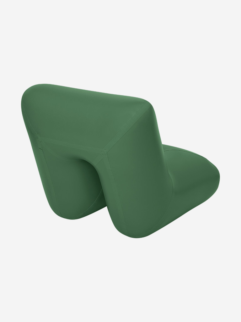 Надувное кресло в лодку ПВХ зеленое