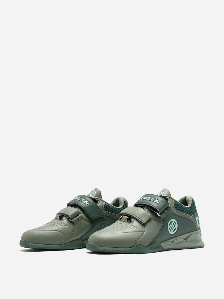 CrossFit® PowerPro Weightlifting Shoes by LU (Ranger Green)
