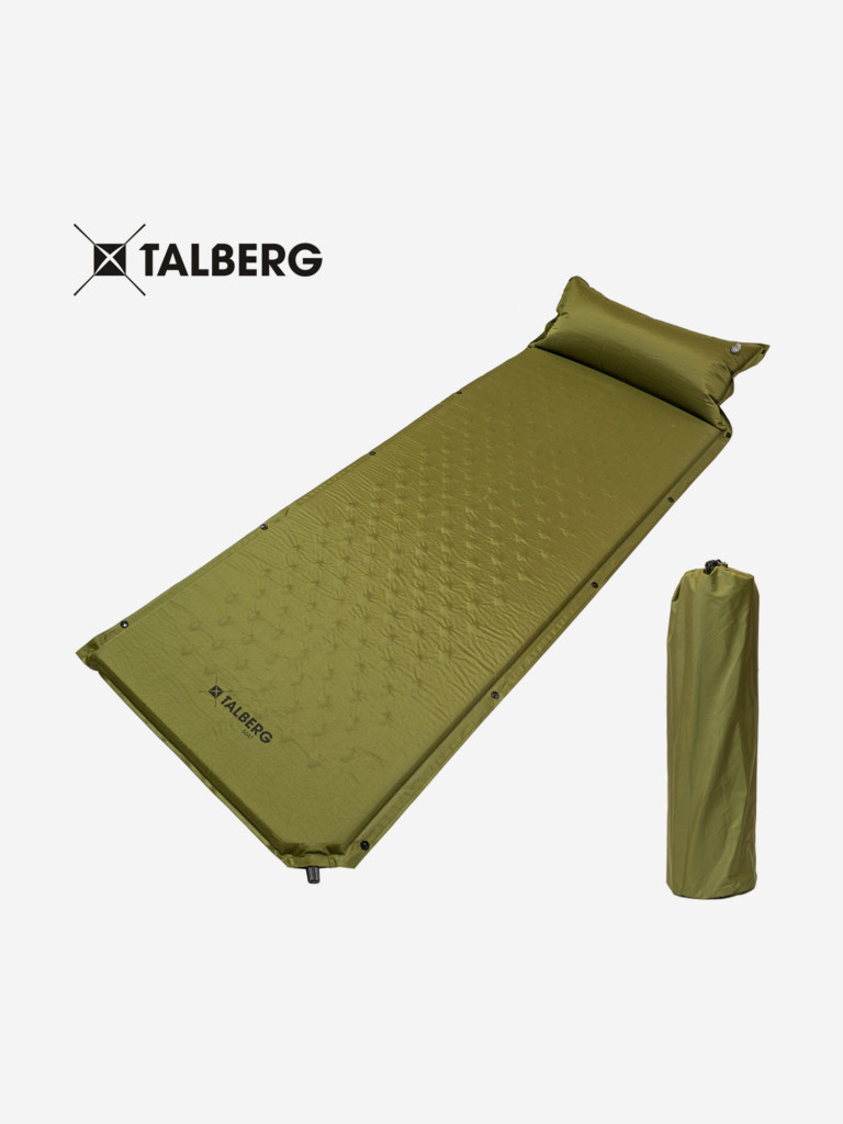 Коврик самонадувающийся BASIC LARGE MAT, 195х70х5,оливковый