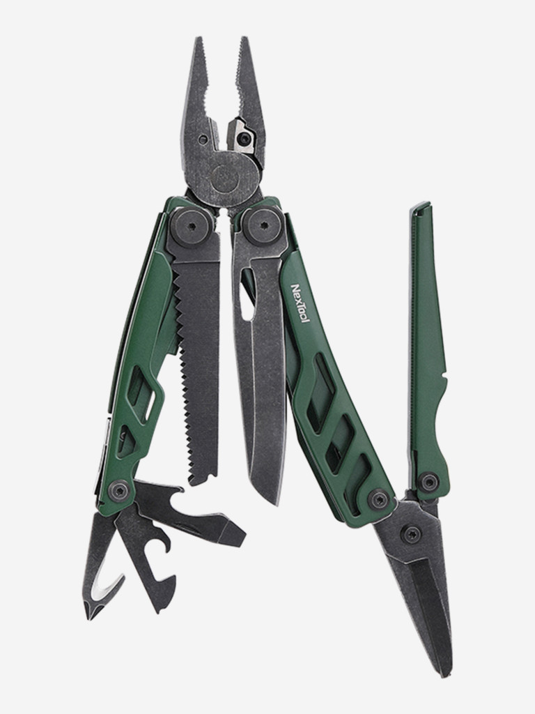 Мультитул Nextool Flagship Pro, 16 функций, зеленый