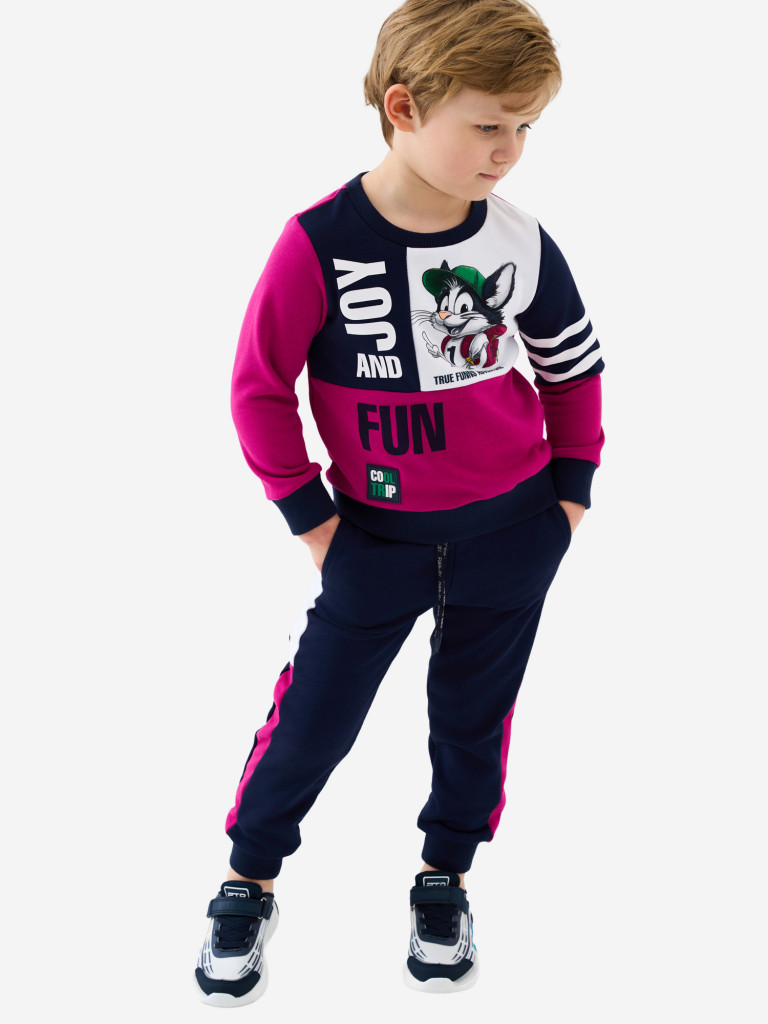 Комплект для мальчиков: брюки, толстовка PlayToday