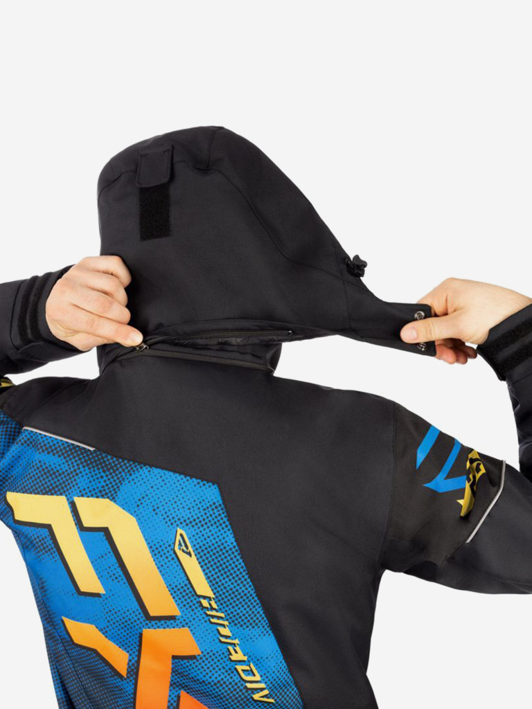 Комбинезон снегоходный FXR CX без утеплителя, мужской, Dark Blue Haze/Sunset, размер 2XL