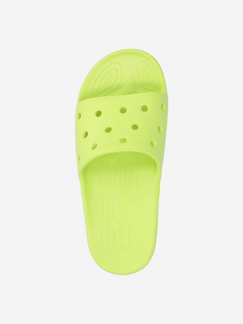 фото Шлепанцы crocs classic crocs slide, зеленый