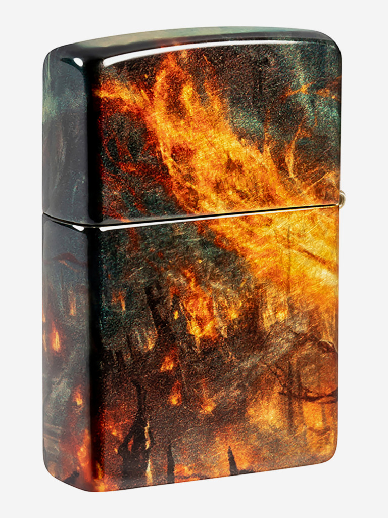 Зажигалка бензиновая ветроустойчивая Zippo Fire Mage 540 Tumbled Brass