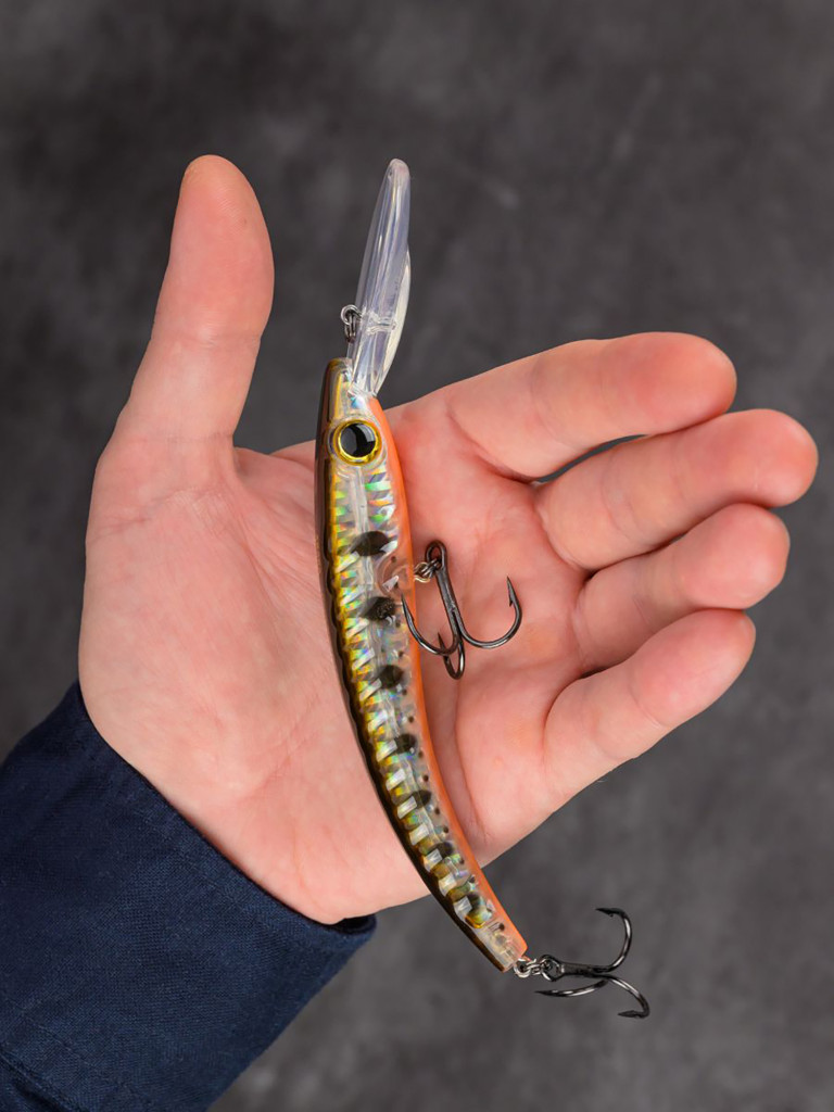 Воблер Akara Deep Snoop 120F минноу плавающий для троллинга на щуку, судака, сома 23гр A88