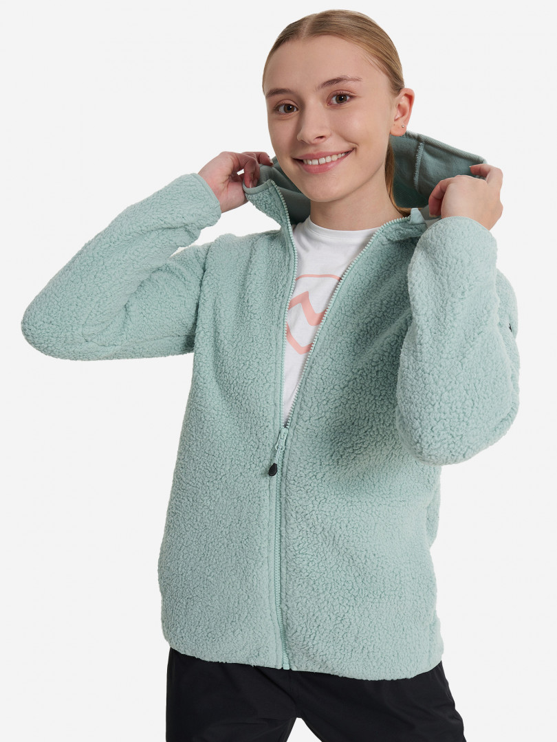 Джемпер флисовый для девочек Northland Голубой 1799₽