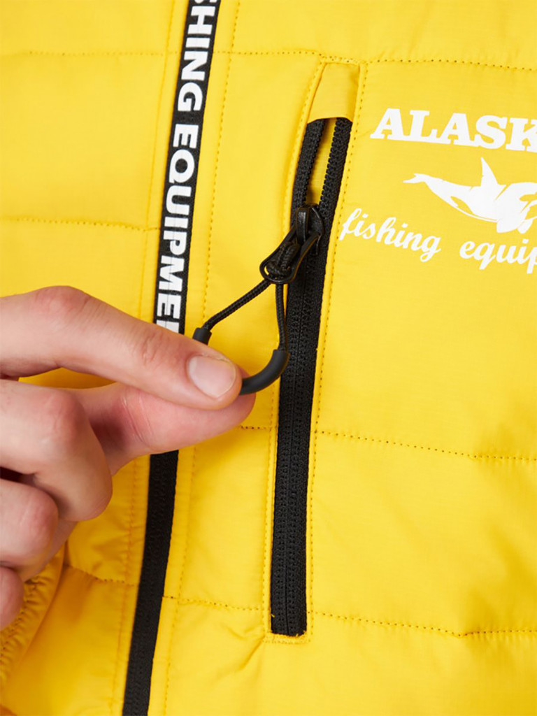 Куртка мужская Alaskan Juneau Yellow утепленная стеганая