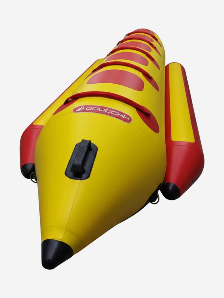 Банан для катания на воде для гидроцикла и снегохода по снегу надувной 5 мест желтый