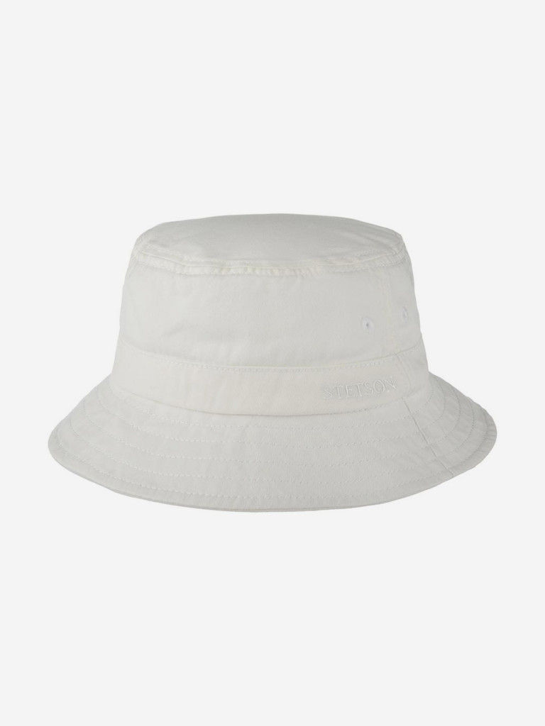 Панама STETSON 1811110 BUCKET COTTON TWILL (белый)