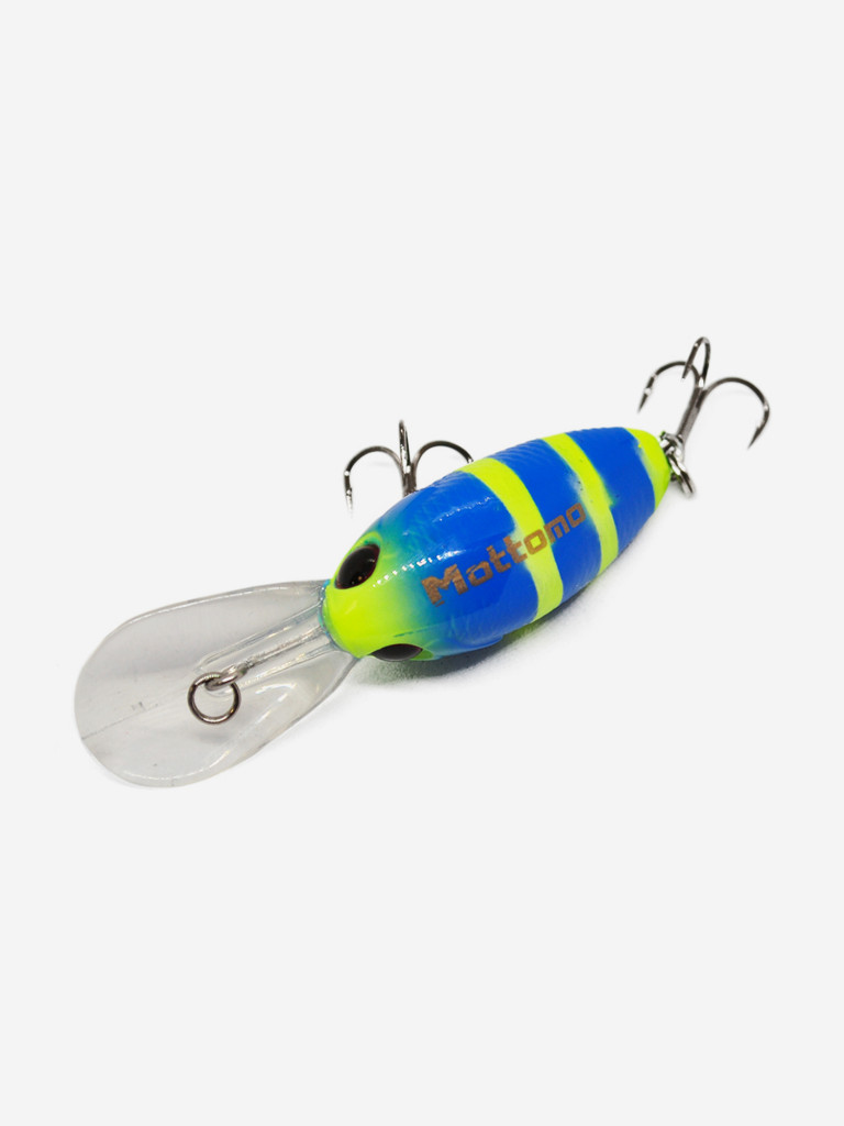 Воблер Mottomo Chubber DR 36F 4g Blue Chartreuse