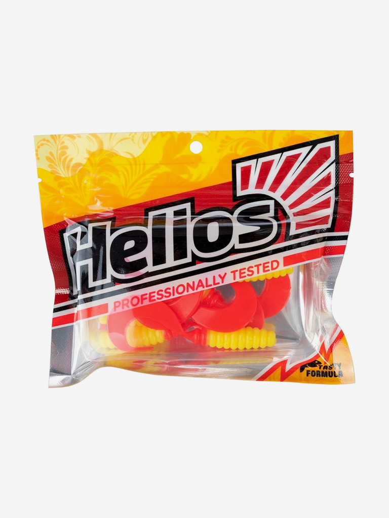 Мягкая приманка Helios Credo, 2,35'' / 6 см, Yellow RT, 7 шт (HS-10-038)