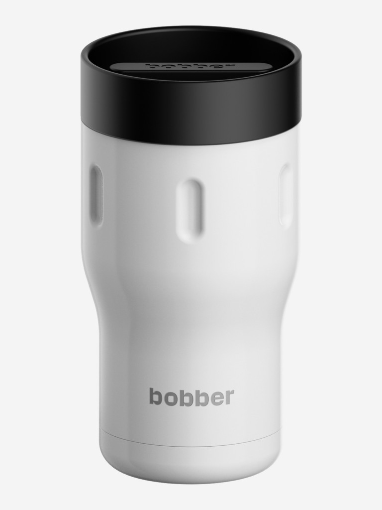 Термокружка вакуумная BOBBER Tumbler 350 мл, крышка 360, тепло до 6 часов, белый