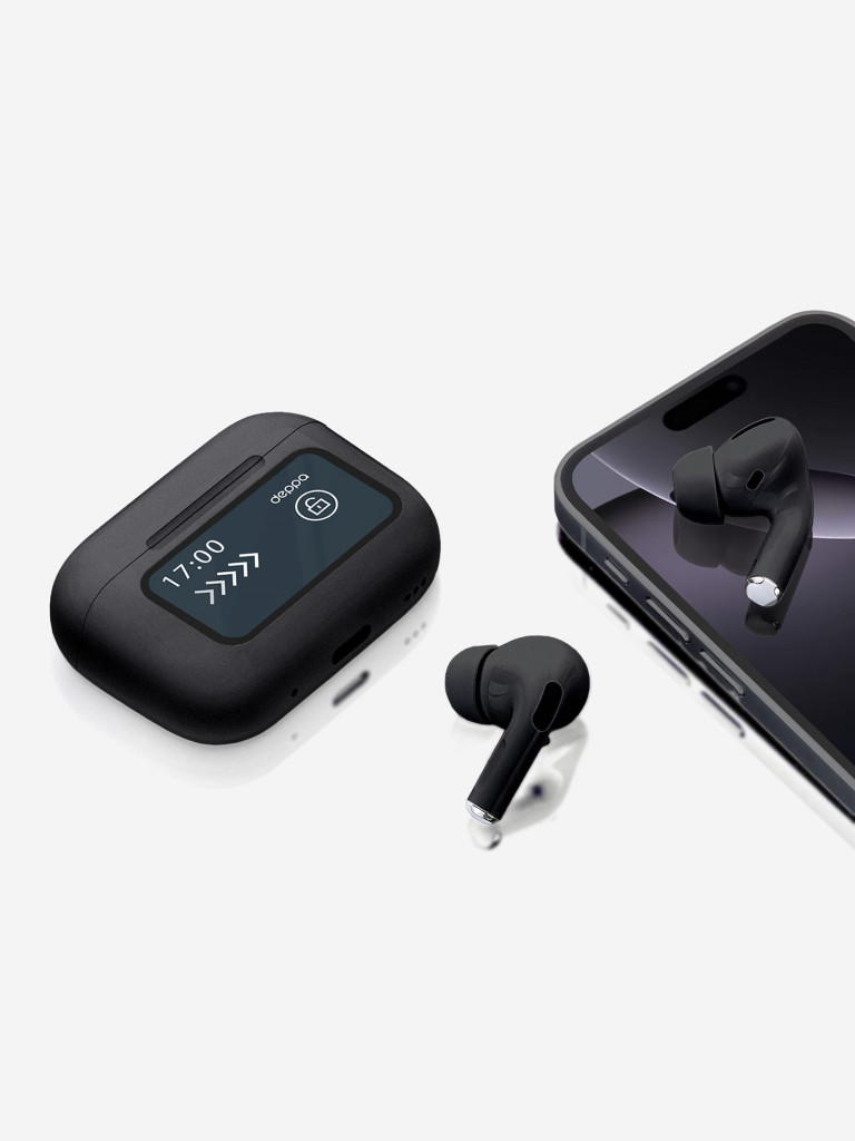Беспроводные наушники с микрофоном Air Pro 3, шумоподавление ANC, bluetooth 5.3, 350 мАч, LCD