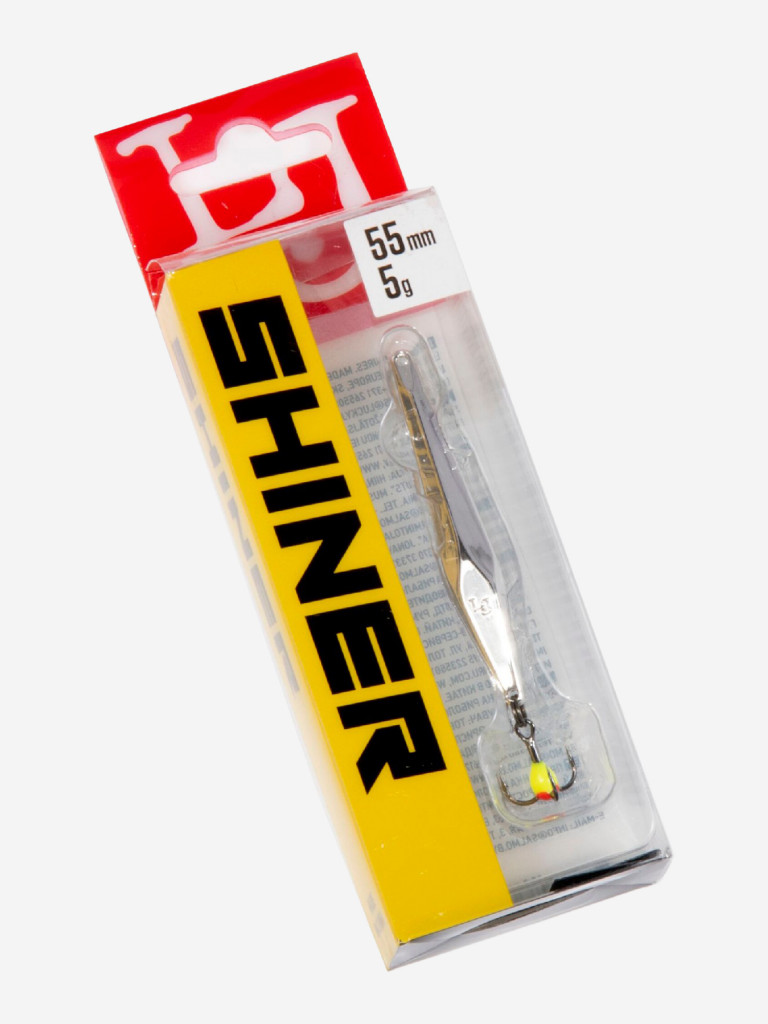 Блесна вертикальная зимняя Lucky John SHINER, длина 55 мм S, блистер