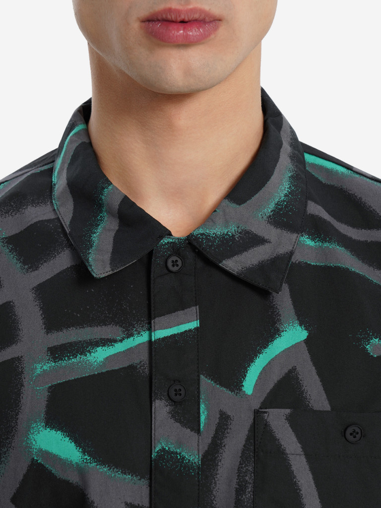 Рубашка с коротким рукавом мужская оверсайз Termit