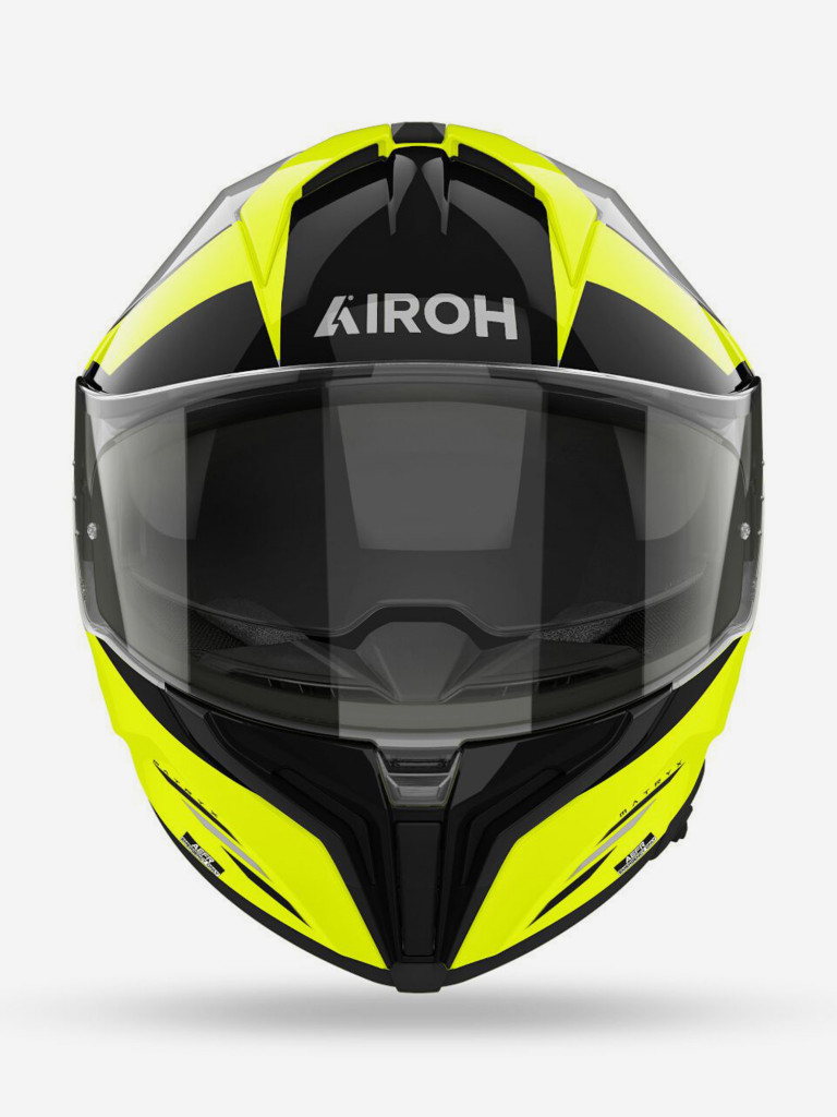 Мотошлем Интеграл Airoh MATRYX THRON Yellow Glossy