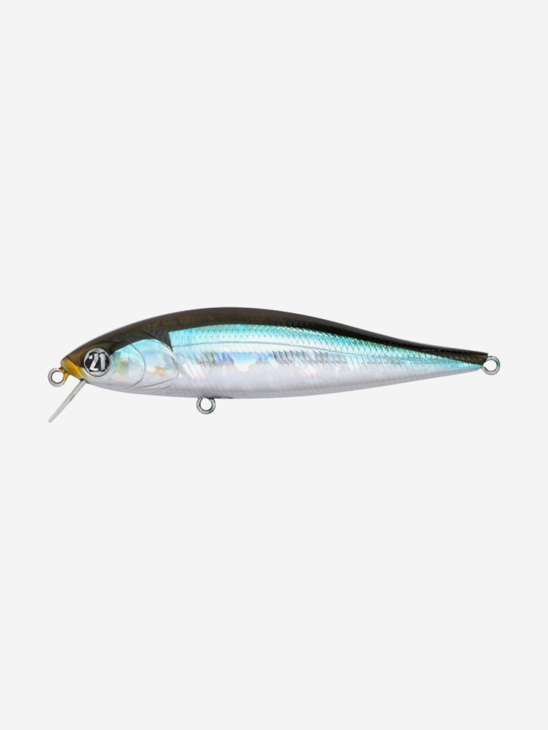 Воблер Pontoon21, Bet-A-Minnow 102SP-SR, 102мм, 16.4 гр., 0.3-0.5 м.